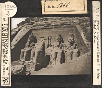 Vorschaubild Abu Simbel, Tempelfassade Ramses II. (Serie C I, Bild 31) Diasammlung